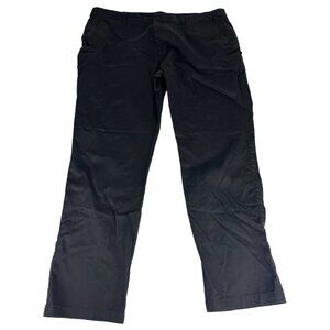Oobe Straight Leg Cargo Work Uniform Pants Men's 48 Gray Slacks Pockets Utility